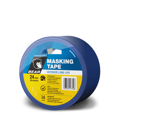 NORTON MASKING TAPE 535 OUTDOOR LONG LIFE 24MM 50M - RETAIL PACK